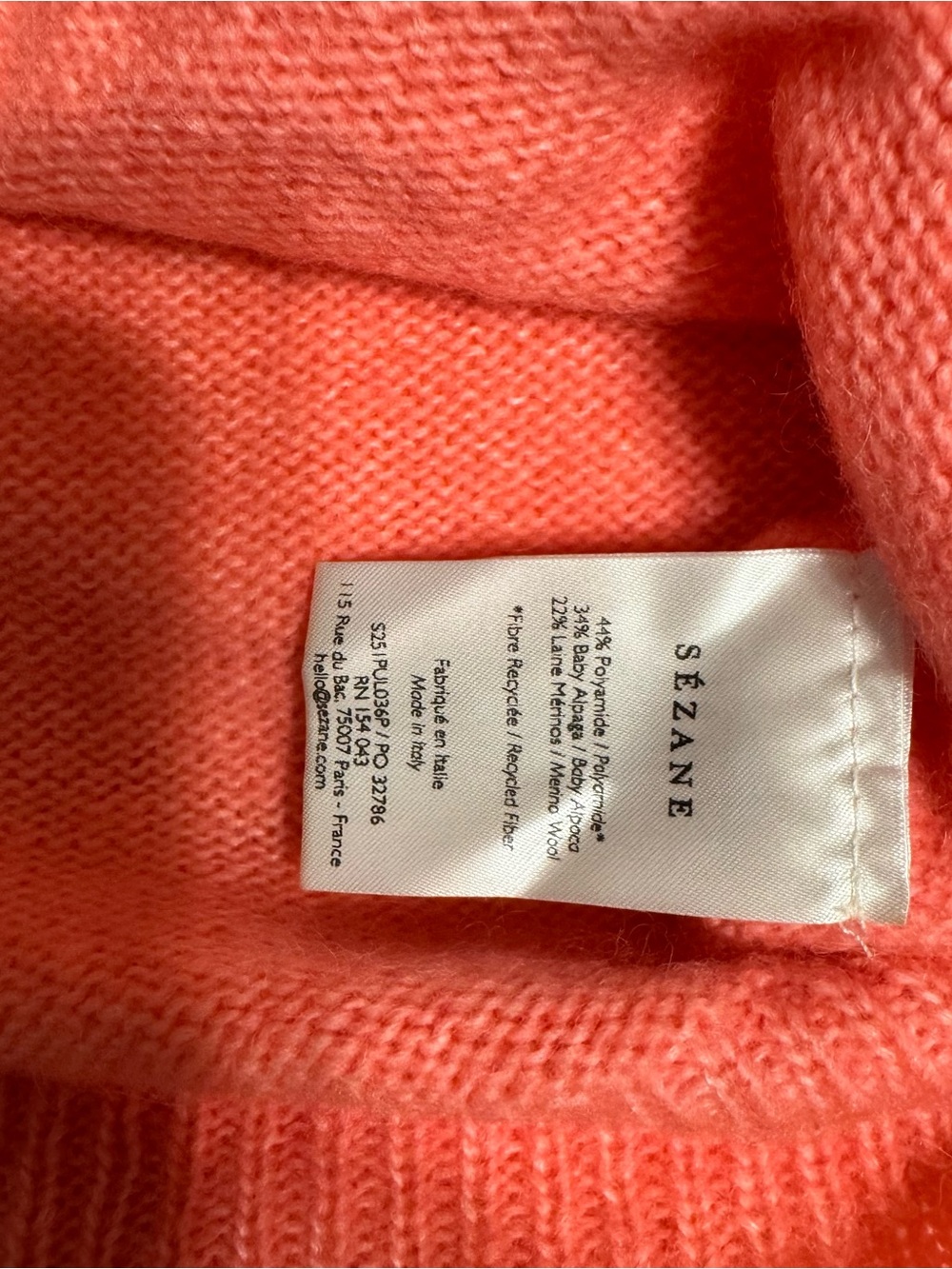 Sezane Samuel in Candy Pink Size S - Picture 4 of 5